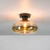 WoonStijl Plafondlamp Soll Amber glas