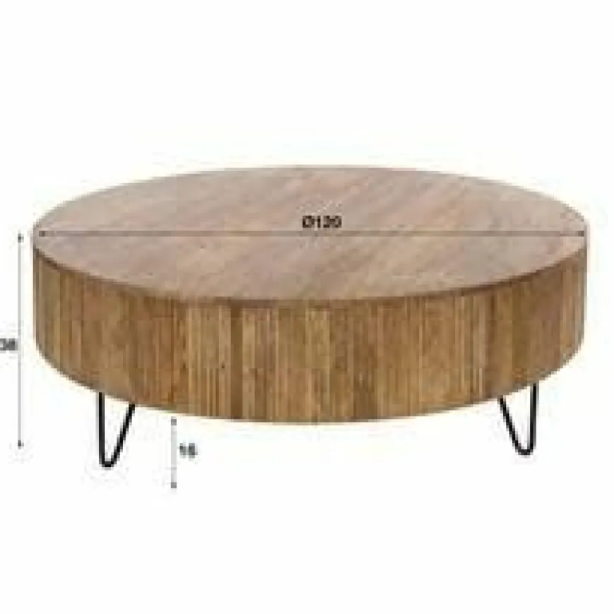 WoonStijl Salontafel Ø120 Wave
