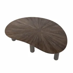 WoonStijl Salontafel 110cm niervormig Maya teak