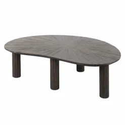 WoonStijl Salontafel 110cm niervormig Maya teak