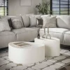 WoonStijl Salontafel driehoekig stone - set van 2
