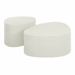 WoonStijl Salontafel driehoekig stone - set van 2