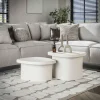 WoonStijl Salontafel L stone organisch set van 2