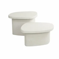 WoonStijl Salontafel L stone organisch set van 2