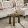 WoonStijl Salontafel M Eclipse goud antiek finish
