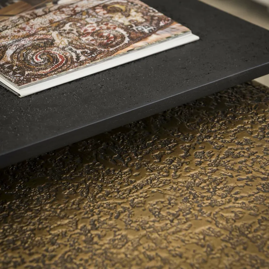 WoonStijl Salontafel set van 2 rechthoek iron metallic