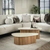 WoonStijl Salontafel set van 2 Romano driehoekig