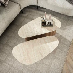 WoonStijl Salontafel set van 2 Romano driehoekig