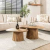 WoonStijl Salontafel set van 2 wave driehoekig blad