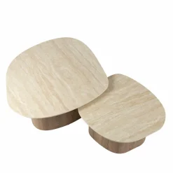WoonStijl Salontafel set van 2 Romano kiezel