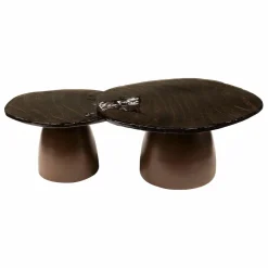 WoonStijl Salontafel set van 2 Eclipse brons antiek finish