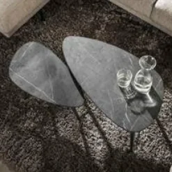 WoonStijl Salontafel set van 2 pear shaped organisch