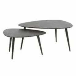 WoonStijl Salontafel set van 2 pear shaped organisch
