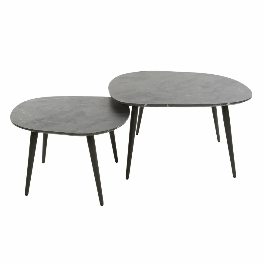 WoonStijl Salontafel set van 2 Rock shaped organisch