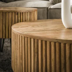 WoonStijl Salontafel set van 2 wave rond