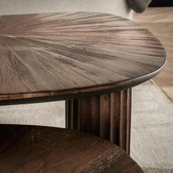 WoonStijl Salontafel set van 2 vierhoekig Maya teak