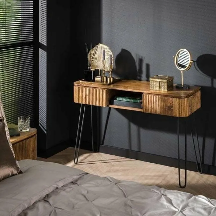WoonStijl Sidetable / kaptafel Wave met 2 lades