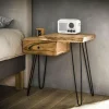WoonStijl Sidetable / nachtkastje live edge rechts