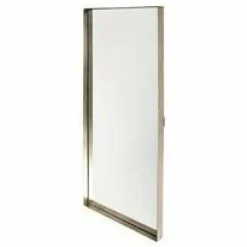 WoonStijl Spiegel 40x100 opstaande rand goudkleurig