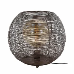WoonStijl Tafellamp Ø40 web XL Zwart Nikkel