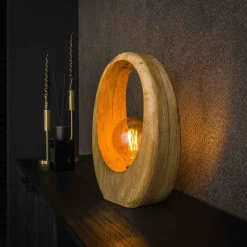WoonStijl Tafellamp Arch wood L