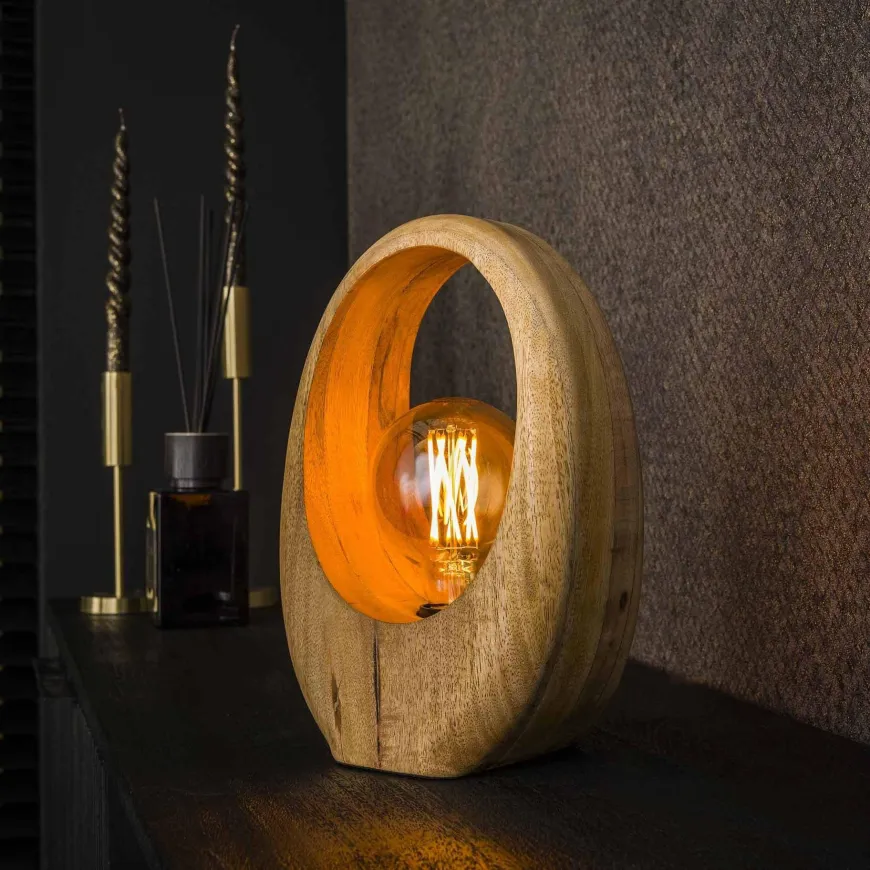 WoonStijl Tafellamp Arch wood M
