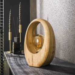 WoonStijl Tafellamp Arch wood M