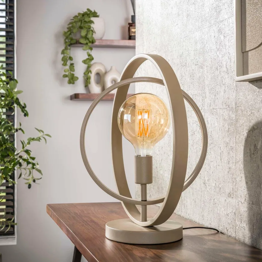 WoonStijl Tafellamp Turn Around Beige