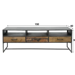 WoonStijl TV meubel Blend met 3 laden
