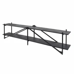 WoonStijl TV-meubel 'Piega' 220 cm teak grijs