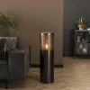 WoonStijl Vloerlamp Ø25 cilinder 90cm / Zwart nikkel