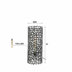 WoonStijl Vloerlamp Ø25 weaver cylinder M