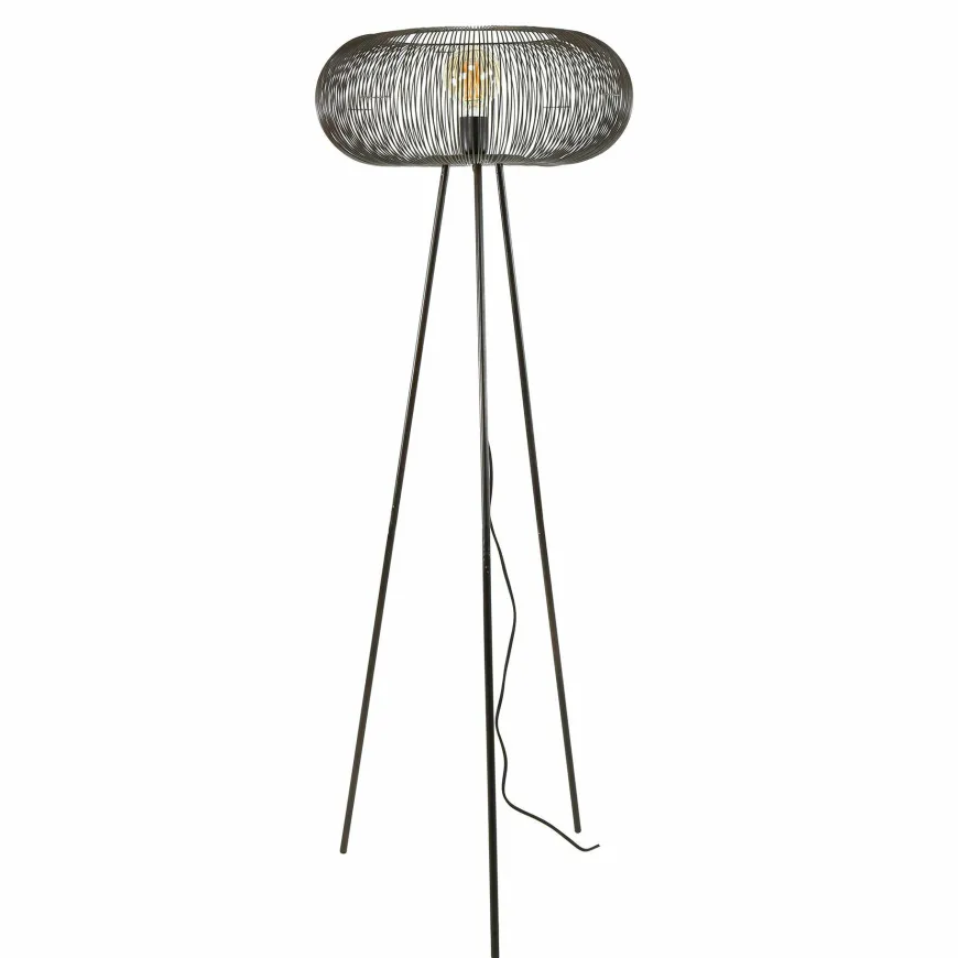 WoonStijl Vloerlamp copper twist groot