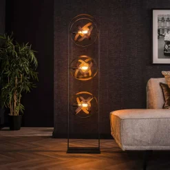 WoonStijl Vloerlamp 3L cosmos mesh
