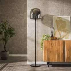 WoonStijl Vloerlamp 1L drift glass