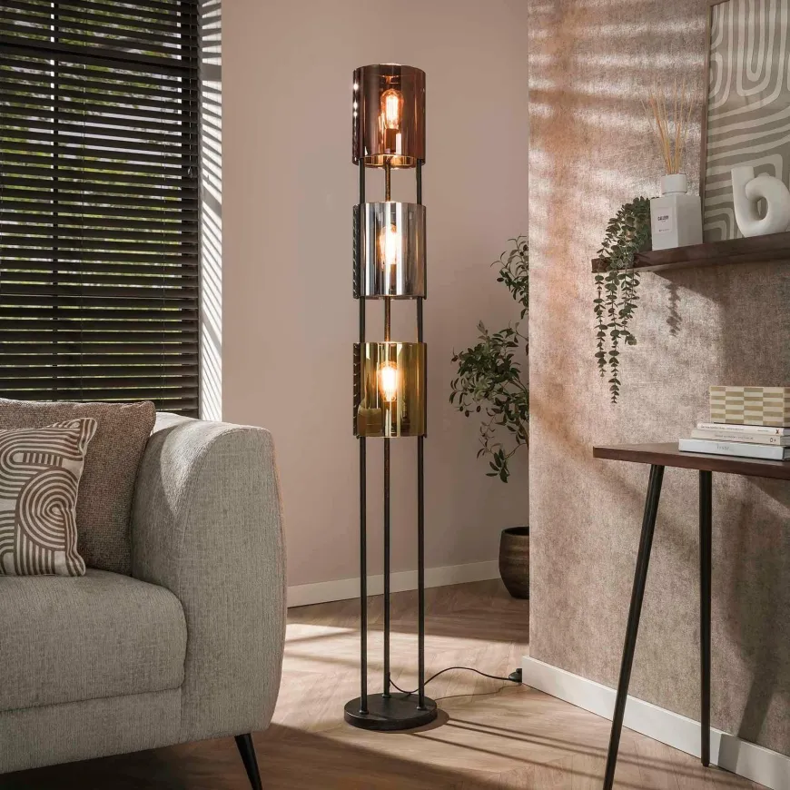 WoonStijl Vloerlamp 3L Lucente tricolore