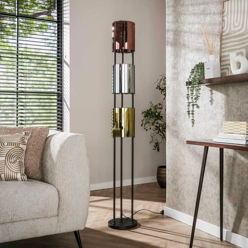 WoonStijl Vloerlamp 3L Lucente tricolore
