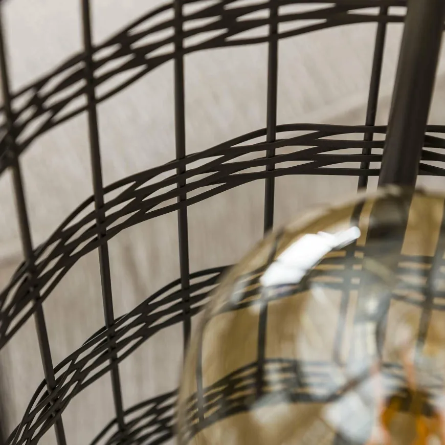 WoonStijl Vloerlamp 2L metal blinds