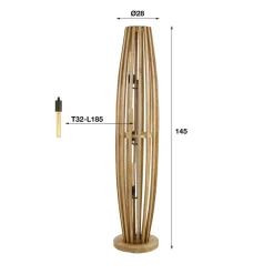 WoonStijl Vloerlamp Orbit maat L