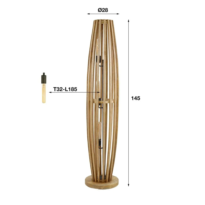 WoonStijl Vloerlamp Orbit maat L