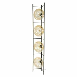 WoonStijl Vloerlamp Soll 4-lichts Amber glas