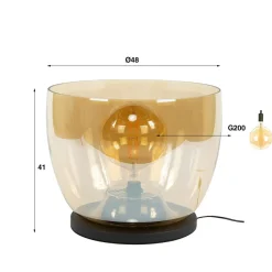 WoonStijl Vloerlamp UP XXL - Smoke