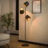 WoonStijl Vloerlamp 3x Kinetic / Charcoal