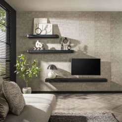 WoonStijl Wandplank 100cm metallic