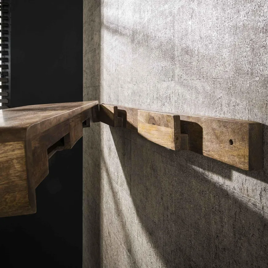 WoonStijl Wandplank Sleek mango 118 cm