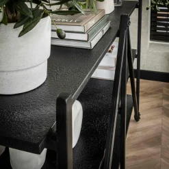 WoonStijl Wandrek 130cm 3 laags Piega Grijs
