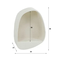 WoonStijl Wandschap Stone druppel