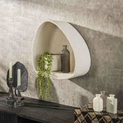 WoonStijl Wandschap Stone driehoek
