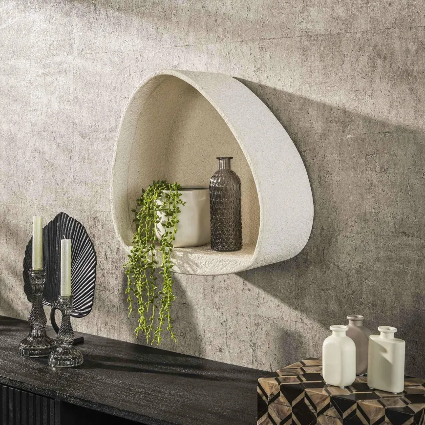 WoonStijl Wandschap Stone driehoek
