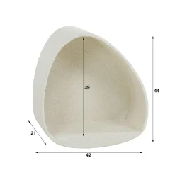 WoonStijl Wandschap Stone driehoek